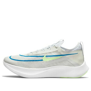 Nike �i�C�L �����Y �X�j�[�J�[ �yNike Zoom Fly 4 'White Imperial Blue Lime Glow' CT2392-100�z �T�C�Y US_M_14