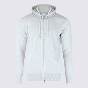 CueB Y jbg&Z[^[ AE^[ White Cashmere Zipped Sweater White