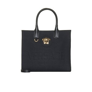 FT[` fB[X g[gobO obO La Medusa Tote Bag Nero+oro Versace