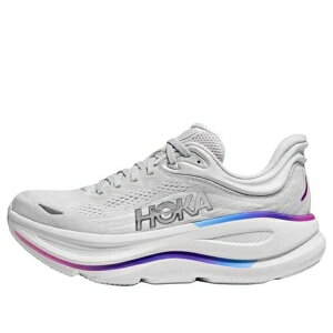 HOKA ONE ONE �z�J�I�l�I�l ���f�B�[�X �X�j�[�J�[ �y(WMNS) HOKA ONE ONE Bondi 9 Wide 'Cosmic Grey White' 1162014-CYWH�z �T�C�Y US_8(25.0cm)