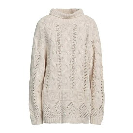 【送料無料】 ツインセット レディース ニット&セーター アウター Turtlenecks Beige