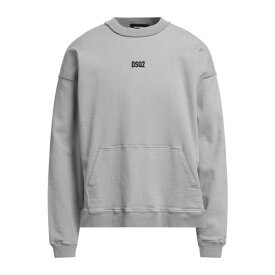 【送料無料】 ディースクエアード メンズ パーカー・スウェットシャツ アウター Sweatshirts Grey