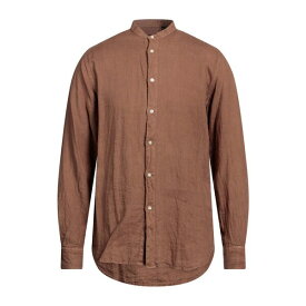 【送料無料】 リュー・ジョー メンズ シャツ トップス Shirts Brown