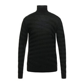 【送料無料】 アレッサンドロ デラクア メンズ ニット&セーター アウター Turtlenecks Black