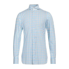 【送料無料】 イザイア メンズ シャツ トップス Shirts Sky blue