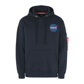 【送料無料】 アルファインダストリーズ メンズ パーカー・スウェットシャツ アウター Sweatshirts Midnight blue