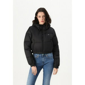 g~[qtBK[ fB[X WPbgu] AE^[ HOODED PUFFER - Winter jacket - black