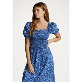 ラルフローレン レディース ワンピース トップス ELERY SHORT SLEEVE DAY DRESS - Maxi dress - navy