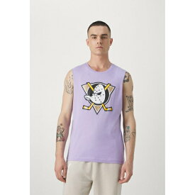 ファナティクス メンズ Tシャツ トップス NHL ANAHEIM DUCKS PRIMARY LOGO GRAPHIC TANK - Club wear - purple rose