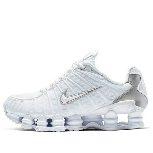 Nike �i�C�L ���f�B�[�X �X�j�[�J�[ Silver/White �y(WMNS) Nike Shox TL 'White Silver' AR3566-100�z �T�C�Y US_W_10