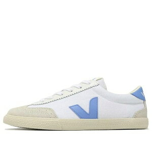 VEJA FW fB[X Xj[J[ White/Aqua Blue y(WMNS) VEJA Volley Canvas 'White Aqua' VO0103648Az TCY US_W_N/A
