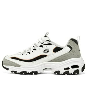 Skechers XPb`[Y fB[X Xj[J[ BLACK/WHITE/GREY y(WMNS) Skechers D'LITES 'White' 896204-WBKz TCY US_8(25.0cm)