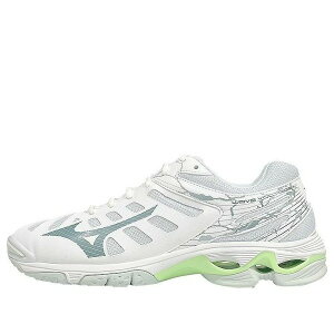Mizuno ~Ym fB[X Xj[J[ White/Glacial Ridge/Patina Green y(WMNS) Mizuno Wave Voltage 'White Patina Green' V1GC216037z TCY US_W_10