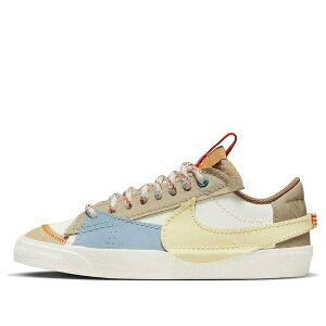 Nike �i�C�L ���f�B�[�X �X�j�[�J�[ Cream/Blue �y(WMNS) Nike Blazer Low '77 Jumbo 'Summer Vibe' DX6043-171�z �T�C�Y US_5(22.0cm)