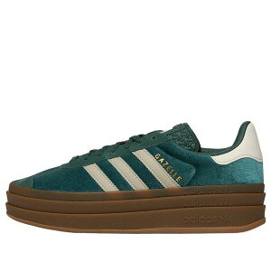 adidas �A�f�B�_�X ���f�B�[�X �X�j�[�J�[ Mineral Green/Putty Grey/Mineral Green �y(WMNS) adidas Gazelle Bold 'Mineral Green Velvet' IG4391�z �T�C�Y US_W_4.5