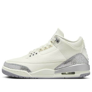 Air Jordan �W���[�_�� ���f�B�[�X �X�j�[�J�[ Sail/Cement Grey/Metallic Silver �y(WMNS) Air Jordan 3 'Cement Grey' CK9246-100�z �T�C�Y US_5(22.0cm)
