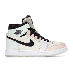 Jordan �W���[�_�� ���f�B�[�X �X�j�[�J�[ �yJordan 1 High Zoom Air CMFT Easter (Women's)�z �T�C�Y US_W_10.5 White/Grey Heather-Olive Aura-Khaki