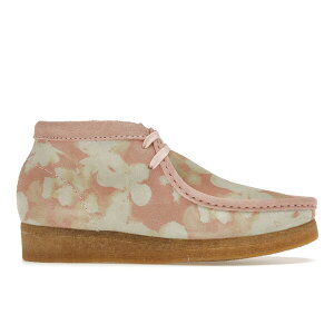 Clarks �N���[�N�X ���f�B�[�X �X�j�[�J�[ �yClarks Originals Wallabee Boot Pink Floral (Women's)�z �T�C�Y US_W_12 Pink/Pink Floral