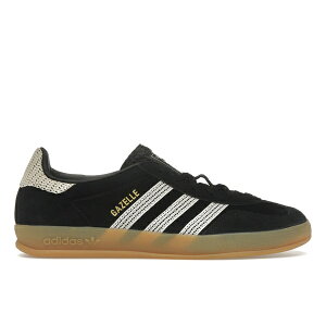 adidas �A�f�B�_�X ���f�B�[�X �X�j�[�J�[ �yadidas Gazelle Indoor Core Black Wonder White (Women's)�z �T�C�Y US_5(22.0cm) Core Black/Wonder White/Gum