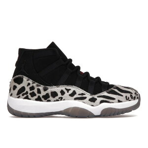 Jordan �W���[�_�� ���f�B�[�X �X�j�[�J�[ �yJordan 11 Retro Animal Instinct (Women's)�z �T�C�Y US_9(26.0cm) Black/Red-Sail-White