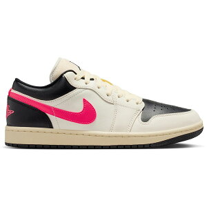 Jordan �W���[�_�� ���f�B�[�X �X�j�[�J�[ �yJordan 1 Low Flight Club (Women's)�z �T�C�Y US_9.5(26.5cm) Pale Ivory/Black/Muslin/Racer Pink