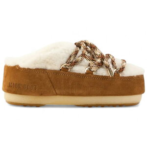 Moon Boot ���[���u�[�c ���f�B�[�X �X�j�[�J�[ �yMoon Boot Mule Shearling Whisky Off White (Women's)�z �T�C�Y US_W_39/40 Whisky/Off White