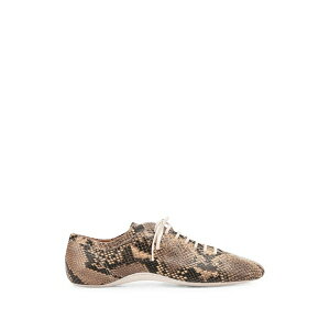 �h���X�E���@���E�m�b�e�� �����Y �X�j�[�J�[ �V���[�Y Leather ballerina sneakers Brown