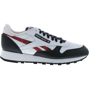 Reebok [{bN Y Xj[J[ yReebok Classic Leather Global Citizen Take Actionz TCY US_9.5(27.5cm) White/Black/Red