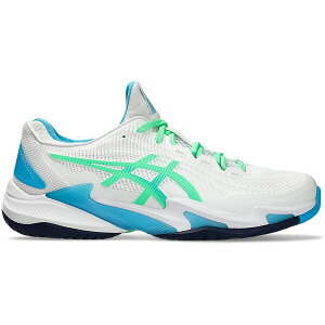 ASICS �A�V�b�N�X �����Y �X�j�[�J�[ �yASICS Court FF 3 White New Leaf�z �T�C�Y US_12.5(30.5cm) White/New Leaf