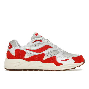 Saucony �T�b�J�j�[ �����Y �X�j�[�J�[ �ySaucony Grid Shadow 2 Ivy Prep White Red�z �T�C�Y US_8(26.0cm) White/Red