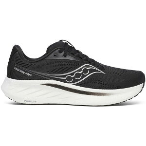 Saucony �T�b�J�j�[ �����Y �X�j�[�J�[ �ySaucony Ride 18 Black White�z �T�C�Y US_12.5(30.5cm) Black/White