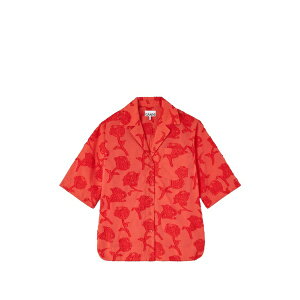 �K�j�[ ���f�B�[�X �V���c �g�b�v�X Fil-coup�� floral-pattern shirt Red