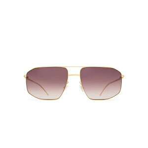 �}�C�L�[�^ �����Y �T���O���X�E�A�C�E�F�A �A�N�Z�T���[ Santeri geometric-frame sunglasses Gold