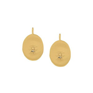 �W�����p�g�D ���f�B�[�X �s�A�X���C�������O �A�N�Z�T���[ Face-motif brass earrings Gold