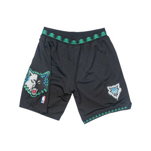 �~�b�`�F��&�l�X �����Y �J�W���A���p���c �{�g���X 2003/04 minnesota timberwolves authentic shorts Black