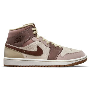 Jordan �W���[�_�� ���f�B�[�X �X�j�[�J�[ �yJordan 1 Mid SE Dark Pony Smoky Mauve (Women's)�z �T�C�Y US_9(26.0cm) Barely Orange/Dark Pony-Pale Ivory-Smokey Mauve-Rosewood Grain