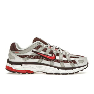 Nike �i�C�L ���f�B�[�X �X�j�[�J�[ �yNike P-6000 Dark Pony (Women's)�z �T�C�Y US_5.5(22.5cm) Metallic Summit White/Dark Pony/Light Iron Ore/Fire Red