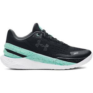 Under Armour A_[A[}[ Y Xj[J[ yUnder Armour Curry 2 Low FloTro Future Curryz TCY US_7(25.0cm) Black/Neo Turquoise/Jet Gray