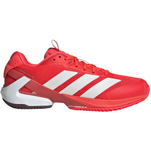 adidas AfB_X Y Xj[J[ yadidas Adizero Ubersonic 5 Clay Lucid Red Aurora Rubyz TCY US_6.5(24.5cm) Lucid Red/Zero Metalic/Aurora Ruby