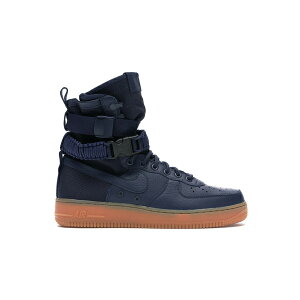Nike �i�C�L �����Y �X�j�[�J�[ �yNike SF Air Force 1 High Navy Gum�z �T�C�Y US_8.5(26.5cm) Midnight Navy/Midnight Navy-Black