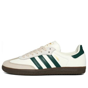 adidas �A�f�B�_�X ���f�B�[�X �X�j�[�J�[ �y(WMNS) adidas Samba OG 'Off White Collegiate Green Sand Strata' JR8843�z �T�C�Y US_W_12.5