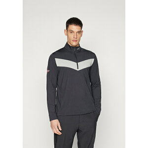 LEFC Y T_ V[Y ODYSSEY 1/4 ZIP PULLOVER - Long sleeved top - caviar