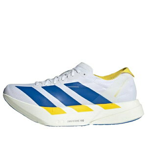 adidas �A�f�B�_�X �����Y �X�j�[�J�[ �yadidas Adizero Adios Pro 4 'White Blue Yellow' KI9388�z �T�C�Y US_7.5(25.5cm)