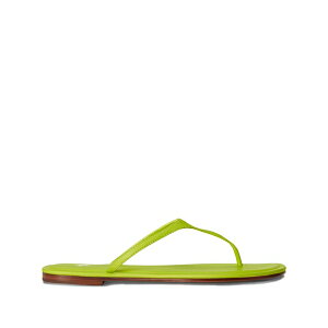 �����t���[���� ���f�B�[�X �T���_�� �V���[�Y Pony sheep leather thong flip-flops Green