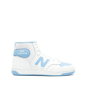 �j���[�o�����X �����Y �X�j�[�J�[ �V���[�Y Bb480 panelled sneakers White
