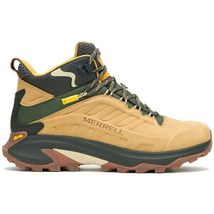 Merrell  Y Xj[J[ yMerrell Moab Speed 2 Leather Mid Waterproof Tanz TCY US_8(26.0cm) Tan