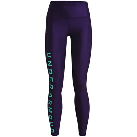 【送料無料】 アンダーアーマー レディース レギンス ボトムス Armour Heat Gear Armour Branded Leggings Purple/Blue