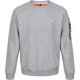 【送料無料】 アルファインダストリーズ メンズ ニット&セーター アウター X Fit Sweatshirt Grey