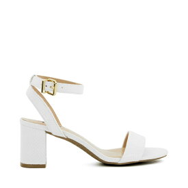 【送料無料】 デューンロンドン レディース ヒール シューズ Meye Sandals White SMU