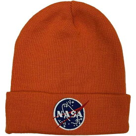 【送料無料】 アルファインダストリーズ レディース 帽子 アクセサリー NASA Beanie Orange